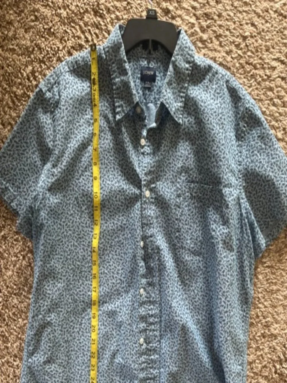 J Crew Men's XXL ( slim ) floral print short sleeve men's shirt